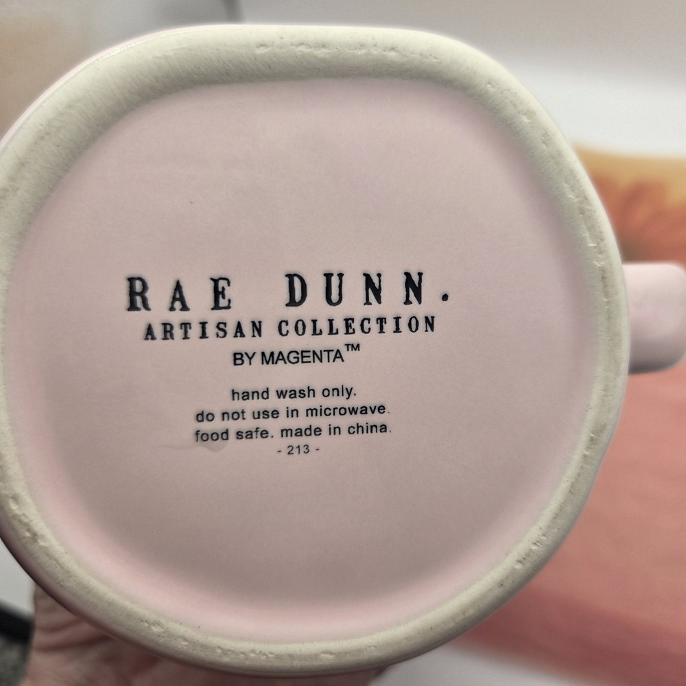 Rae  Dunn WIFE MOM BOSS  Pink Mug - Picture 7 of 10